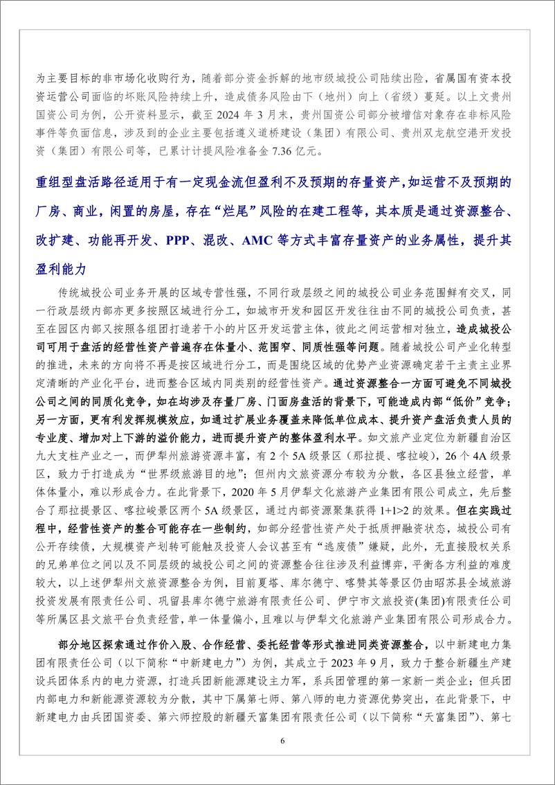 《基础设施投融资行业-砥砺前行：城投公司如何参与存量资产盘活-中诚信国际-241218-31页》 - 第6页预览图