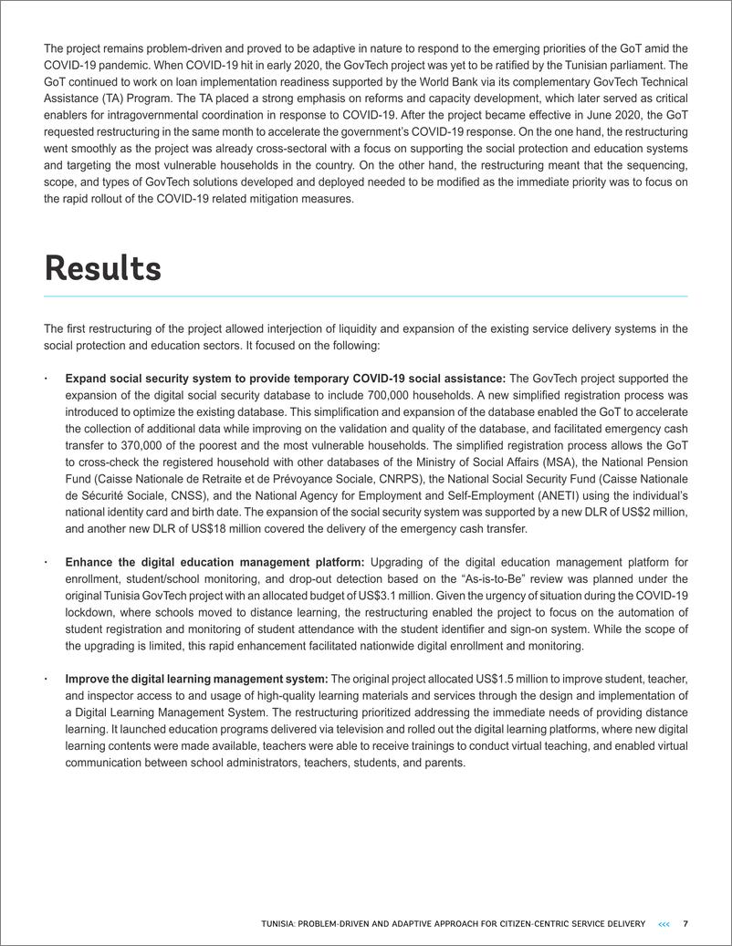 《世界银行-突尼斯：以公民为中心提供服务的问题驱动和适应性方法（英）-2024-12页》 - 第7页预览图