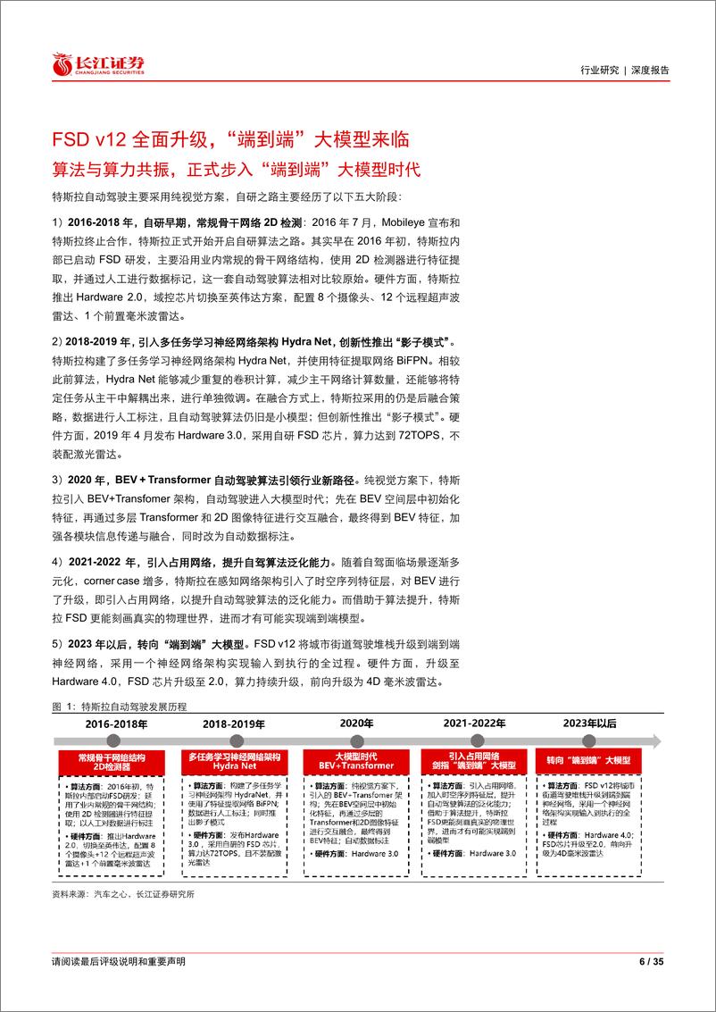 《汽车与汽车零部件行业智电新锐度之三：特斯拉FSD＋v12引领智驾进入“端到端”新时代-240517-长江证券-35页》 - 第5页预览图