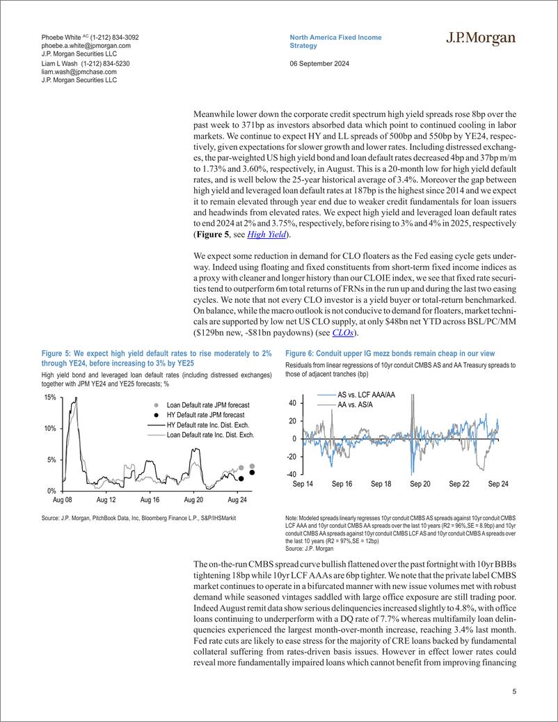 《JPMorgan Econ  FI-US Fixed Income Overview Cloudy with a chance of 50bp cuts-110224465》 - 第5页预览图