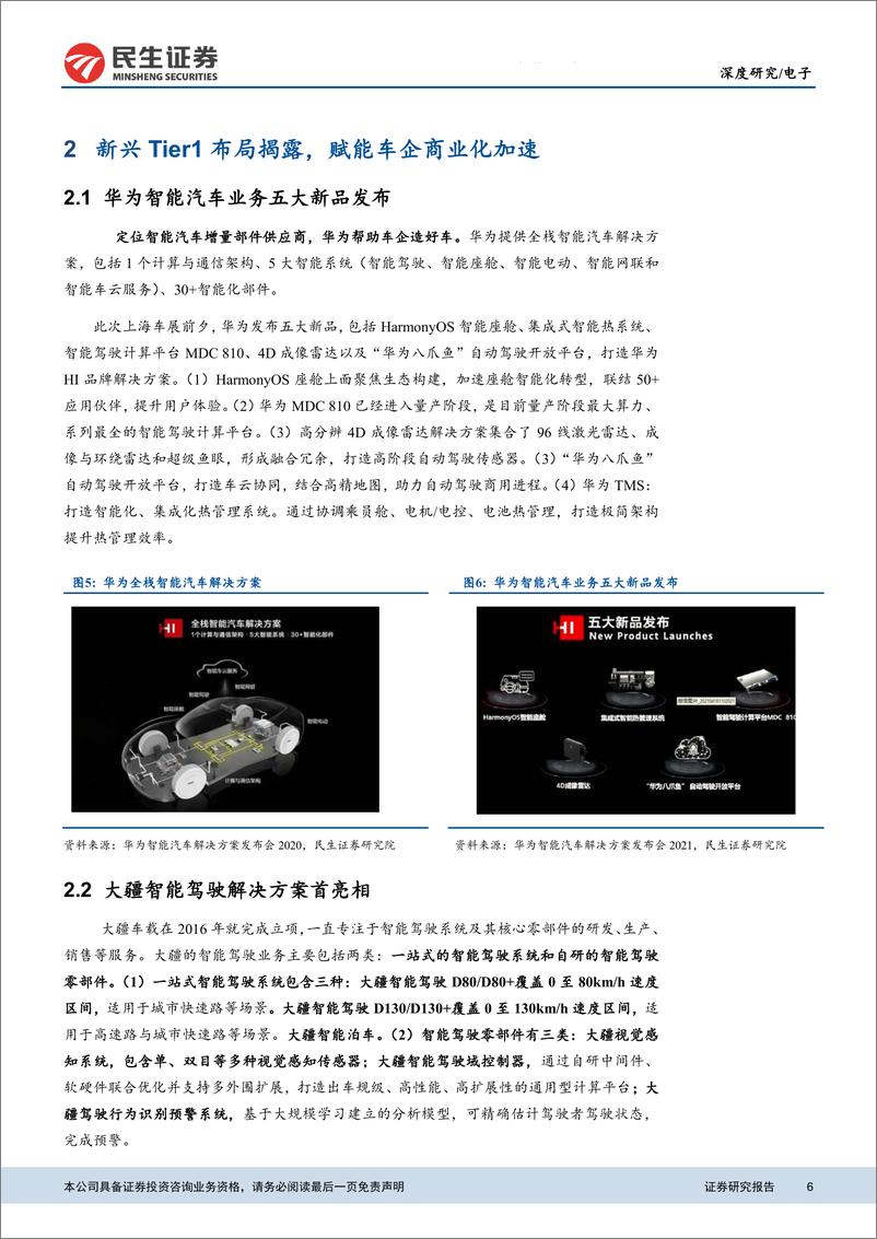 《民生证券-电子：解密上海车展，纵看产业链投资机会》 - 第6页预览图