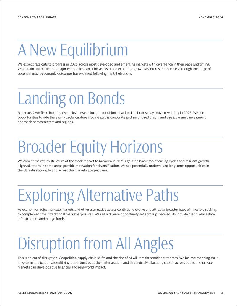 《高盛_2025年资产管理展望报告-重新校准的理由_英文版_》 - 第3页预览图