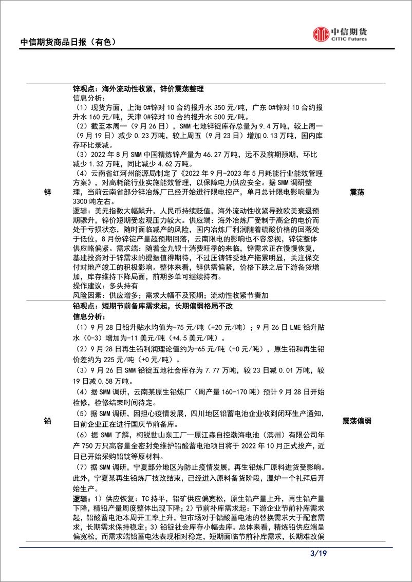 《有色产品每日报告：美元偏强势对有色金属价格有压制》 - 第3页预览图