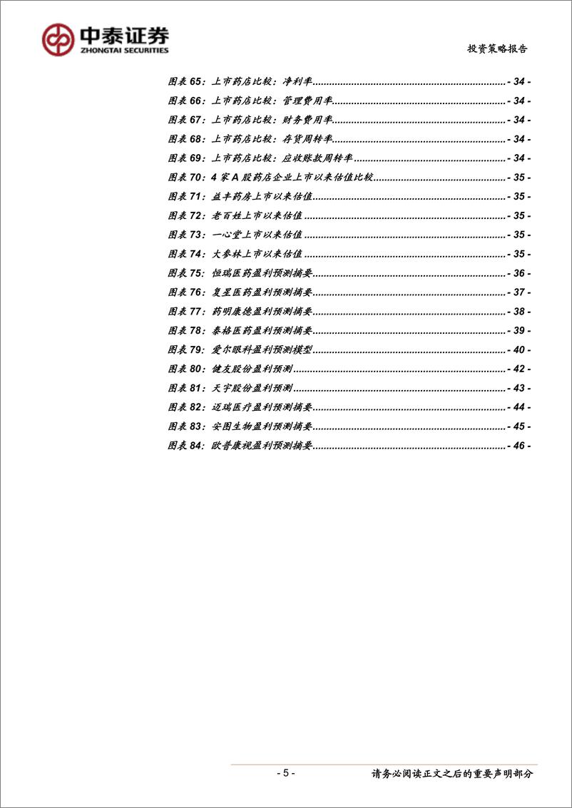 《2019年中期医药生物行业投资策略：改革阵痛期，寻找结构调整中的机遇-20190609-中泰证券-48页》 - 第6页预览图