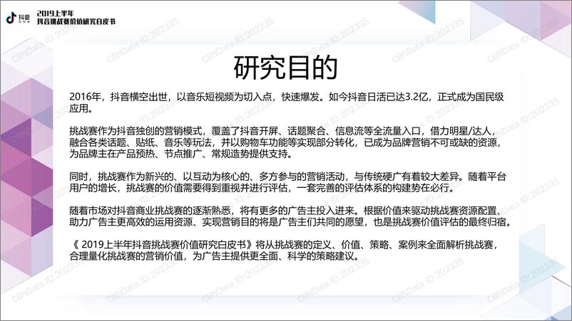 《2019上半年抖音挑战赛价值研究白皮书》 - 第2页预览图