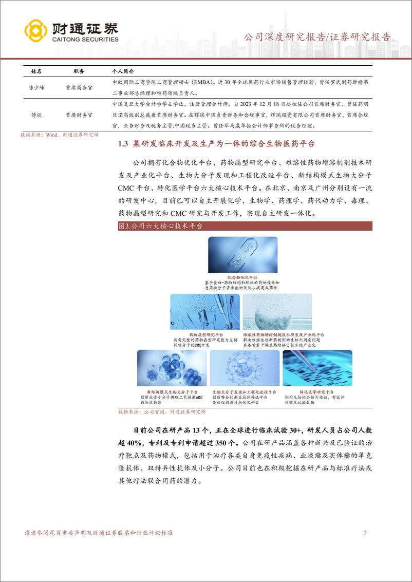 《诺诚健华(688428)肿瘤自免两开花，公司进入快速增长期-241118-财通证券-32页》 - 第7页预览图