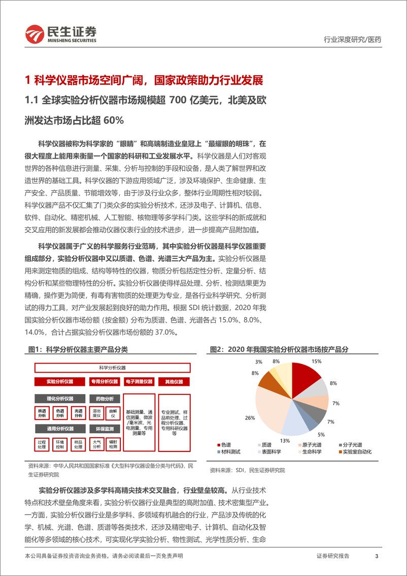 《科学仪器行业专题报告：科学仪器星辰大海，国产替代拐点将至-240808-民生证券-39页》 - 第3页预览图