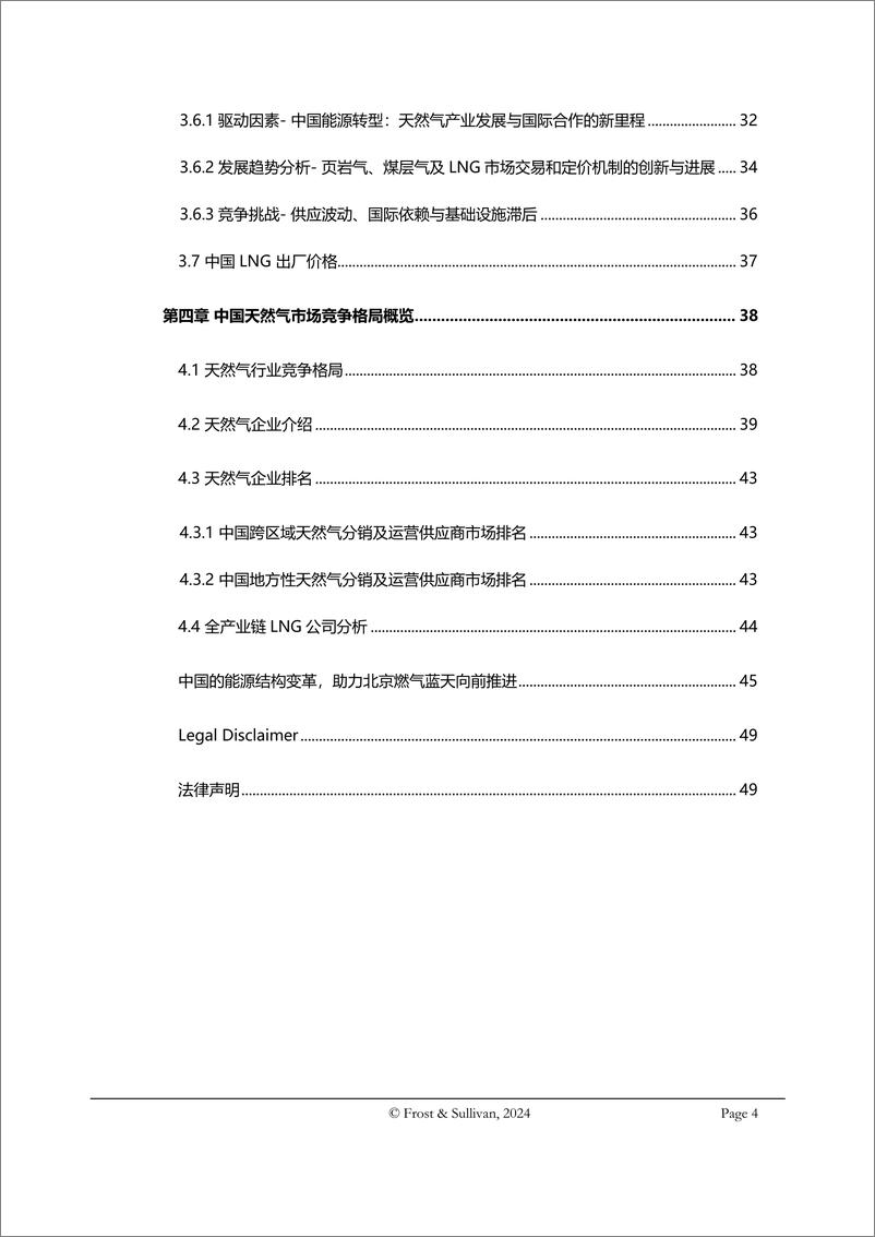 《2024中国天然气市场独立研究报告-沙利文》 - 第4页预览图