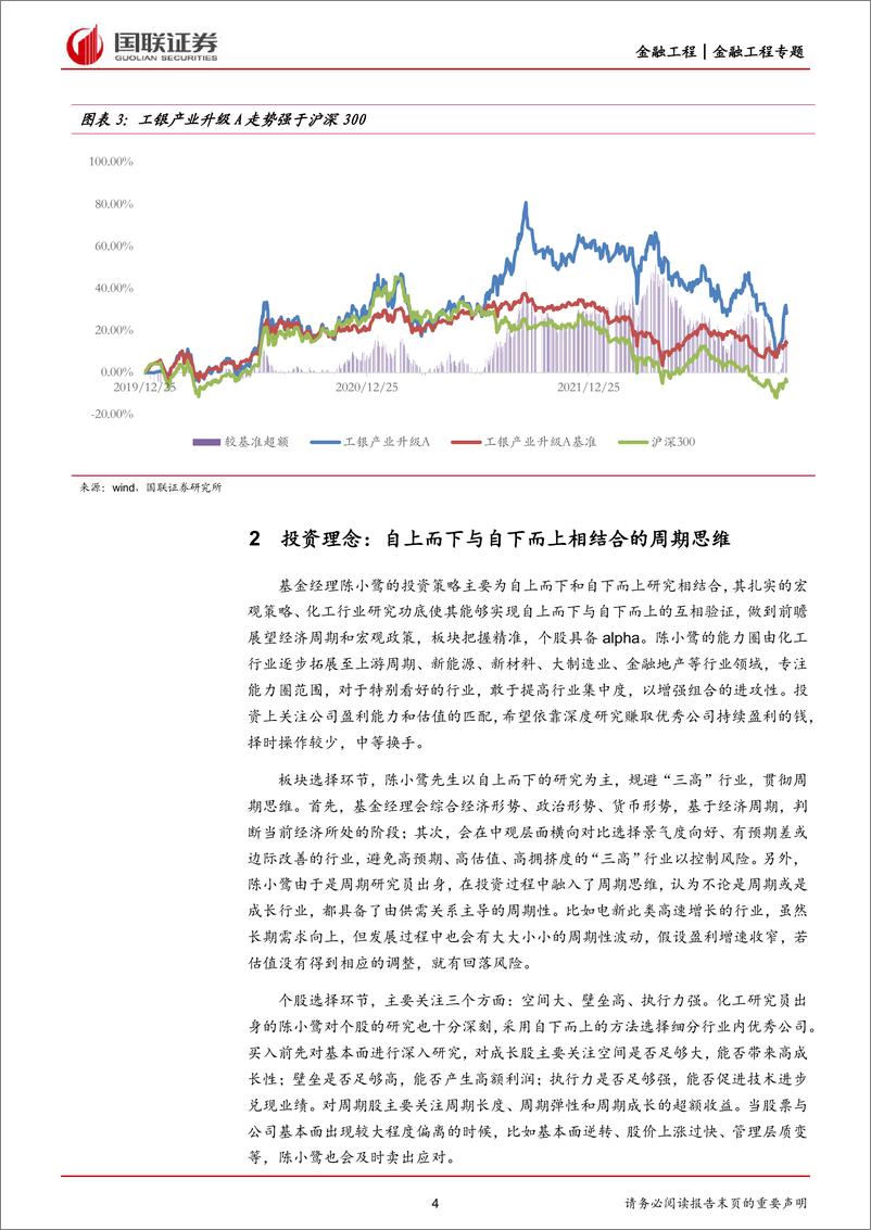 《工银瑞信陈小鹭投资研究报告：立足周期思维，淡定穿越牛熊-20221123-国联证券-15页》 - 第5页预览图