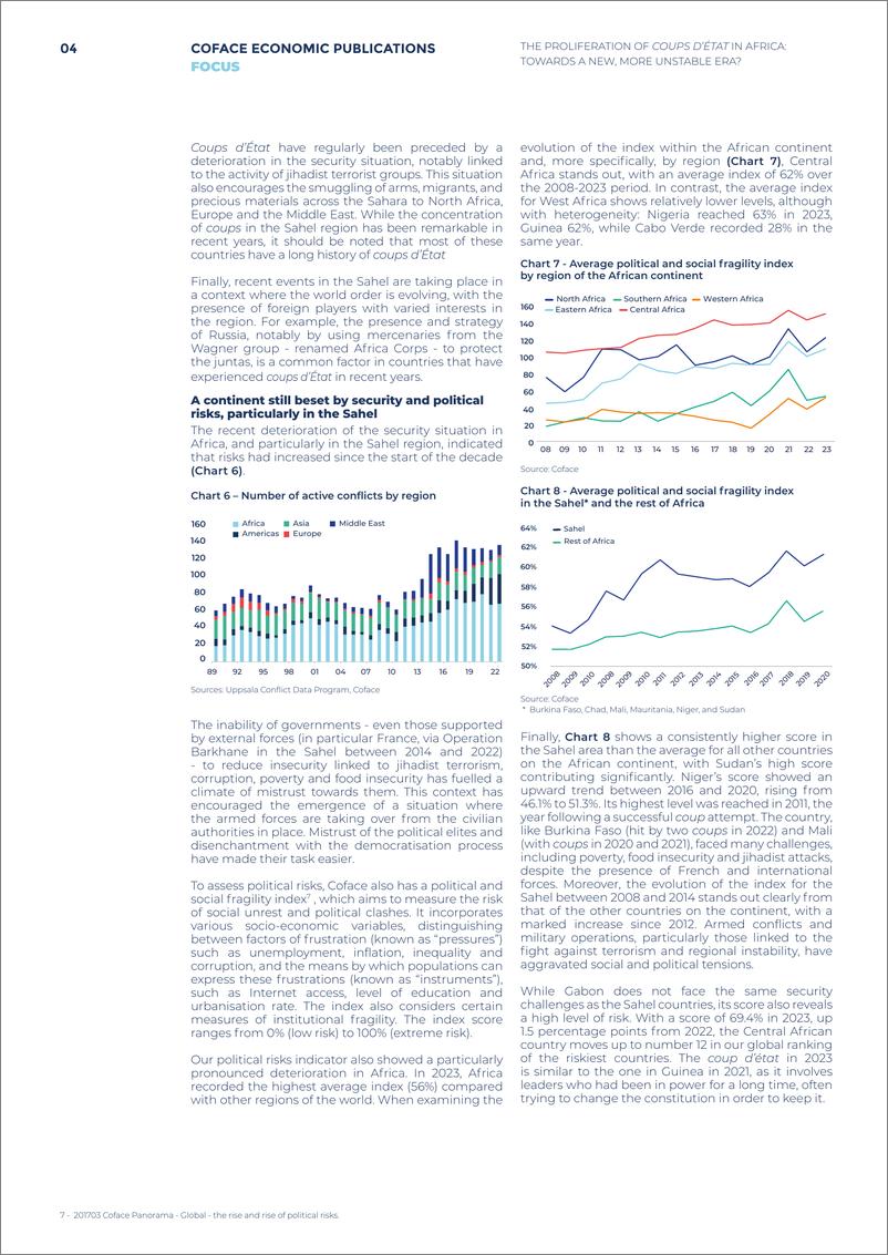 《Coface科法斯：非洲政变的扩散：走向更加动荡的新时代？（英文版）》 - 第4页预览图