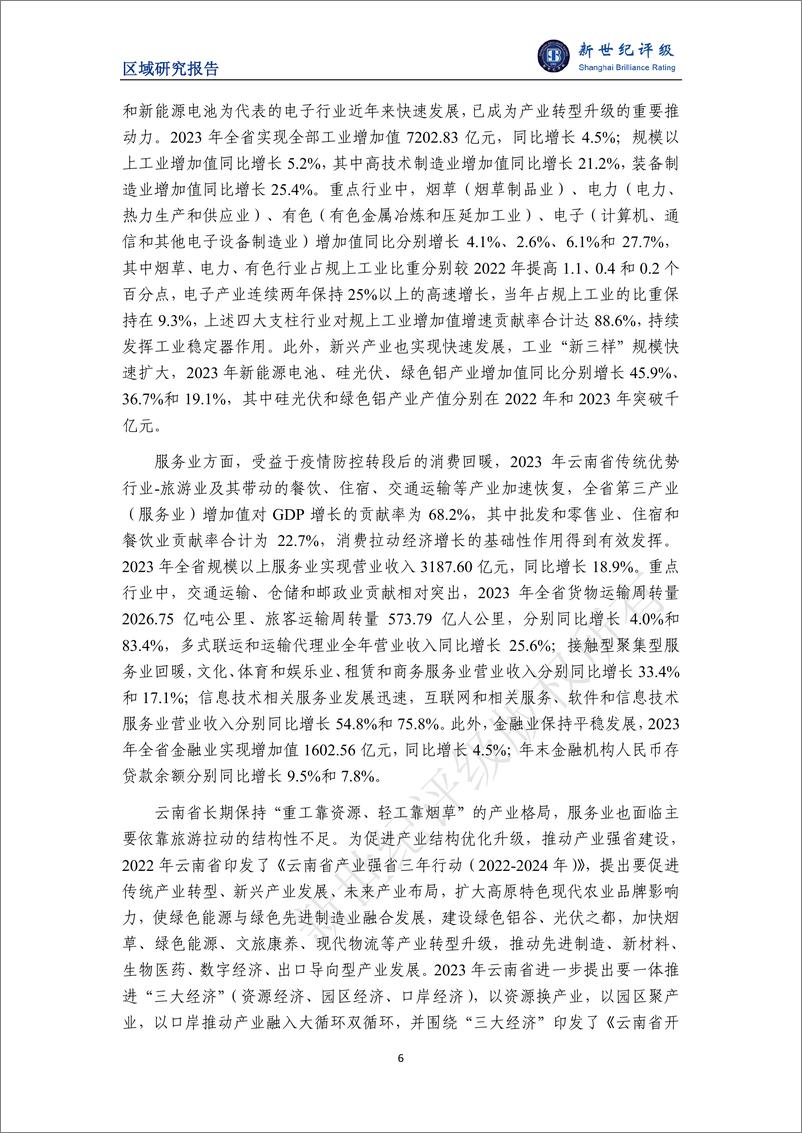 《云南省及下辖各州市经济财政实力与债务研究_2024_》 - 第6页预览图