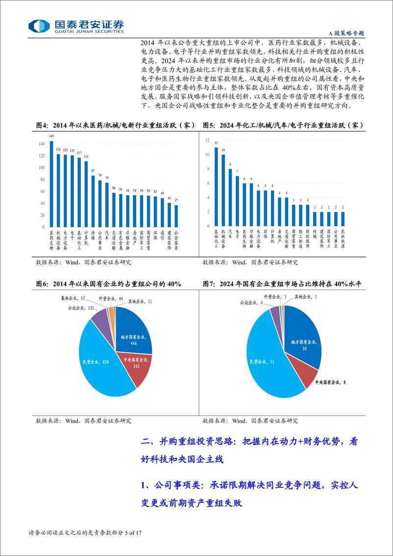 《主题风向标11月第3期-并购重组：聚焦“硬科技”和国资整合-241117-国泰君安-17页》 - 第5页预览图