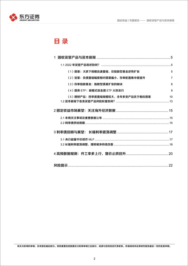 《固定收益专题报告：固收资管产品与资本新规-20230223-东方证券-24页》 - 第3页预览图