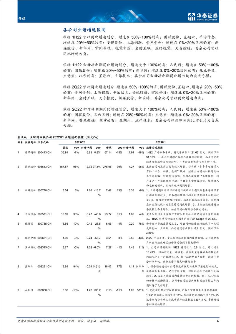 《传媒行业中报回顾：局部显韧性，整体静待复苏-20220907-华泰证券-45页》 - 第5页预览图