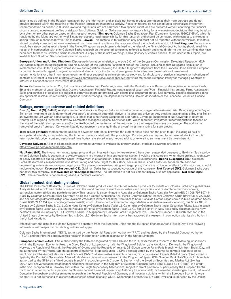 《Apellis Pharmaceuticals (APLS Eyecelerator Panel Highlights The Importance of Slope of GA Lesion Reduction; Maintain Buy, $...(1)》 - 第8页预览图