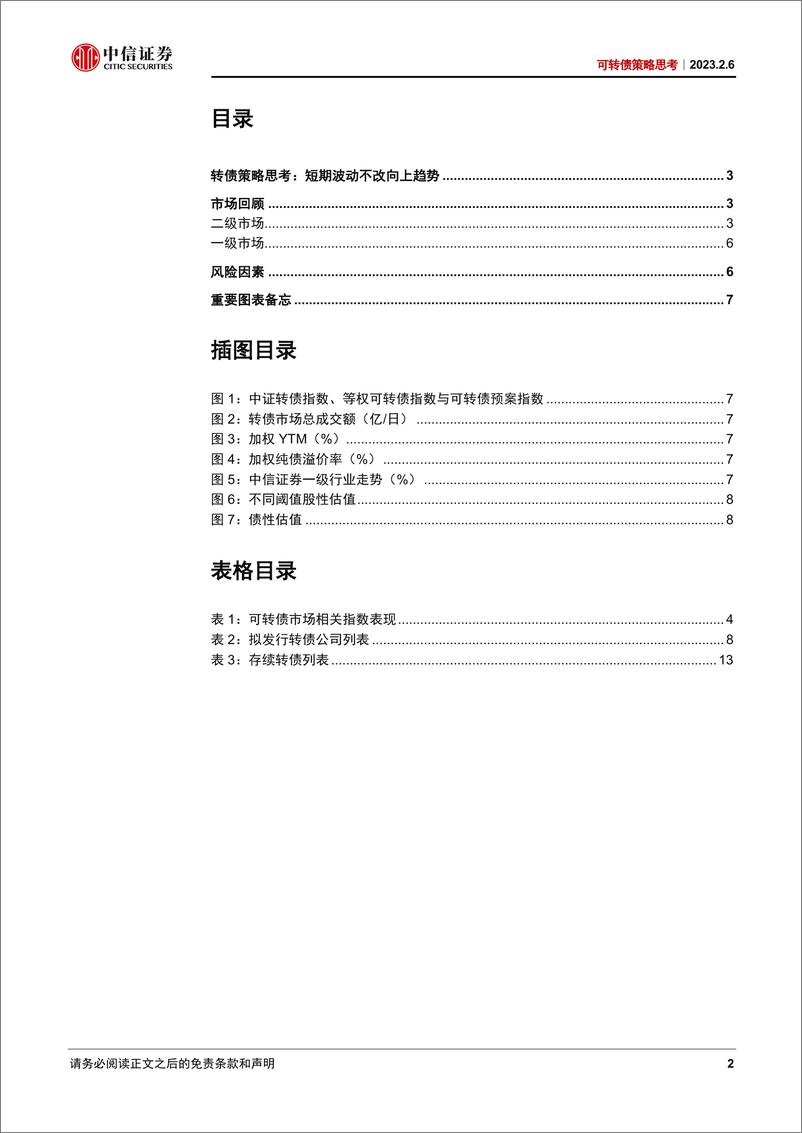 《可转债策略思考：短期波动不改向上趋势-20230206-中信证券-21页》 - 第3页预览图