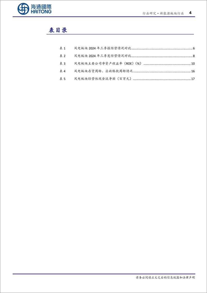 《风电行业2024三季报总结：陆风招标大增，海风将迎来新一轮成长周期-241129-海通国际-27页》 - 第4页预览图