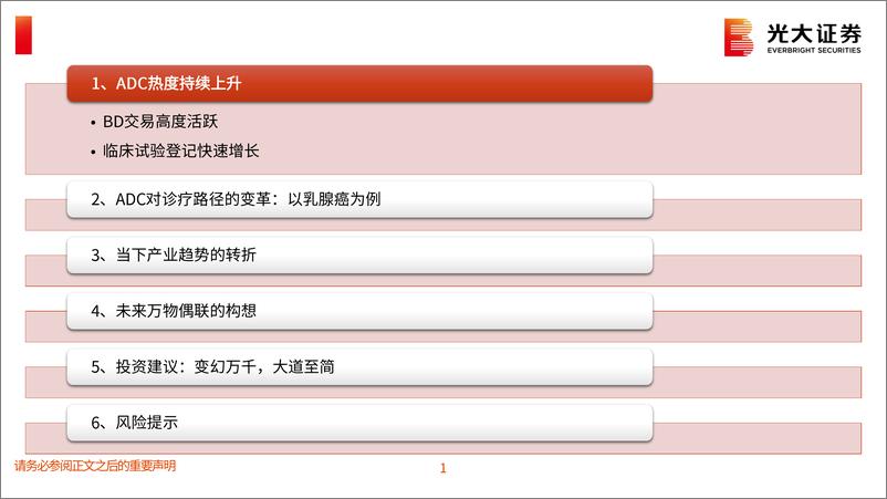 《医药生物行业抗体偶联药物(ADC)投资框架更新(2024年3月)-ADC进阶：变幻万千，大道至简-240312-光大证券-35页》 - 第2页预览图