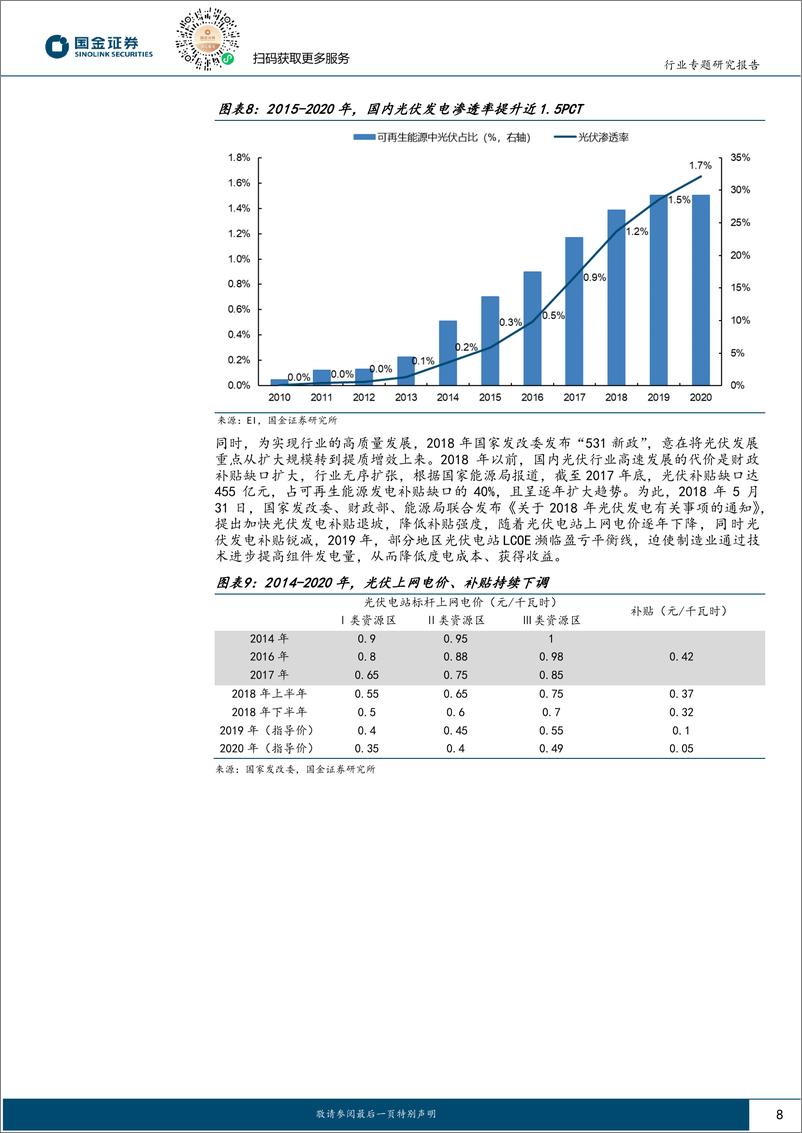 《电力设备与新能源行业高效太阳能电池系列深度(七)：千帆竞发于沉舟之侧，技术创新不受景气度羁绊-240723-国金证券-34页》 - 第8页预览图