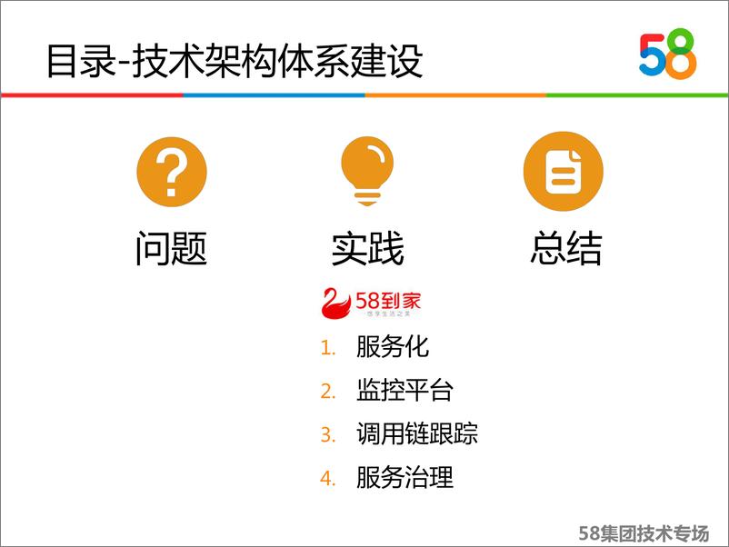 《58到家技术架构快速规划与落地》 沈剑 - 第3页预览图