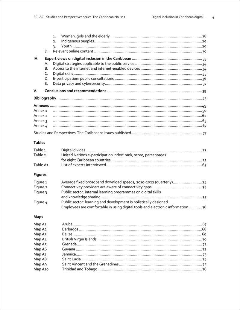 《拉丁美洲经济委员会-加勒比数字转型框架和举措中的数字包容性：审查（英）-2023.1-80页》 - 第7页预览图