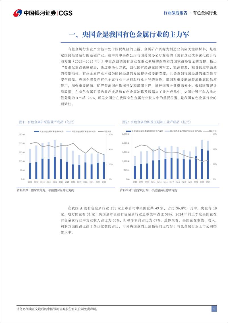 《有色金属行业国企改革专题系列研究：国企改革助力有色央国企估值重塑-241118-银河证券-25页》 - 第5页预览图