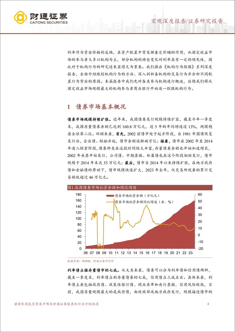 《机构行为探微系列研究之一：利率走势，谁来定价？-240508-财通证券-16页》 - 第4页预览图