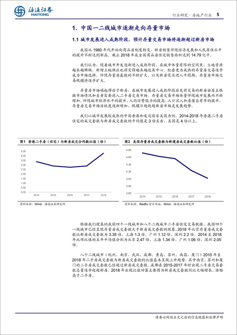 《房地产行业交易链专题系列（1）：存量市场大势所趋，成长空间广阔-20190327-海通证券-21页》 - 第6页预览图