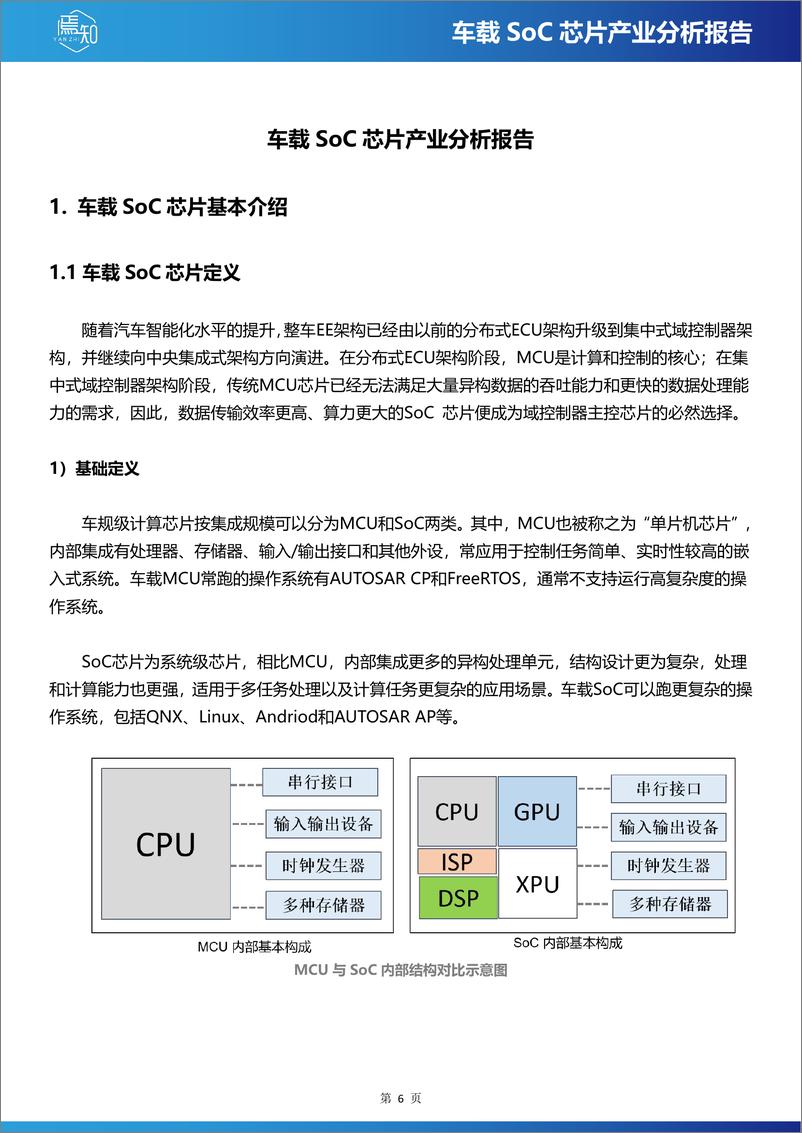 《车载SoC芯片产业分析报告-65页》 - 第6页预览图