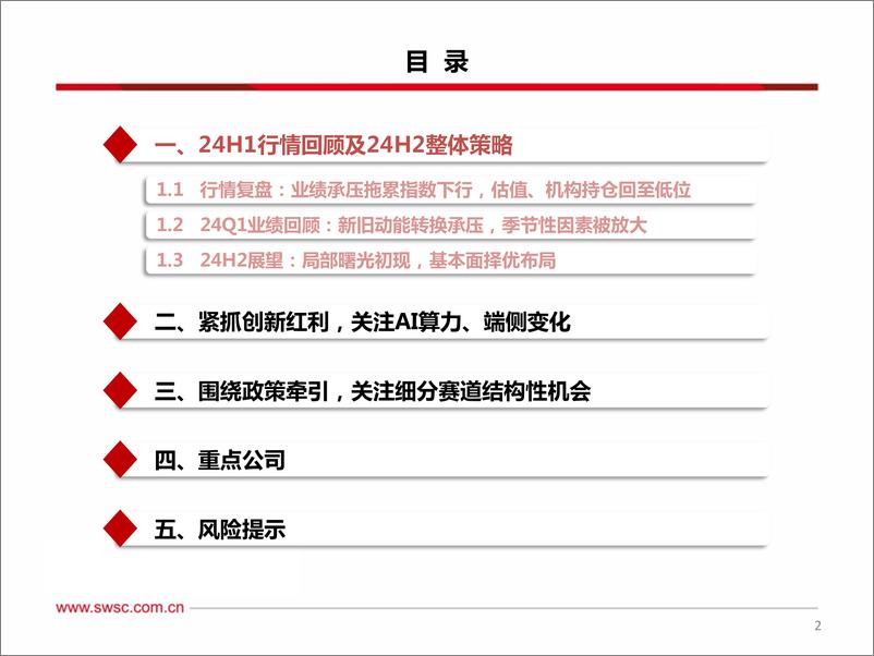 《计算机行业2024年中期投资策略_把握AI商业化进展_聚焦结构亮点-西南证券》 - 第3页预览图