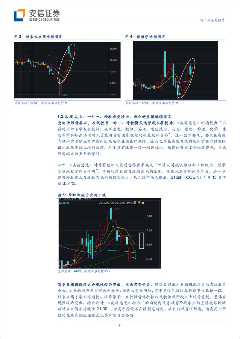 《全市场教育行业策略报告：在线教育严监管来临，大班直播课成出路？-20190724-安信证券-17页》 - 第8页预览图