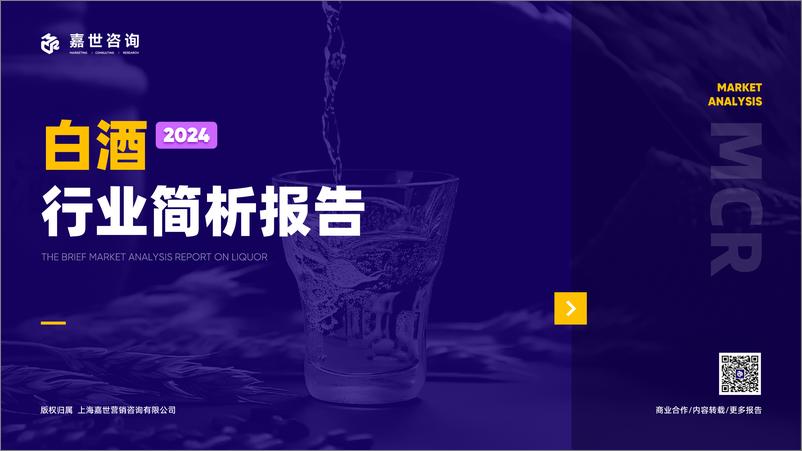 《2024白酒行业简析报告-嘉世咨询》 - 第1页预览图