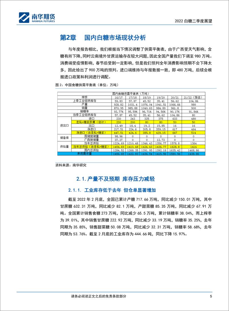 《白糖2022二季度展望：市场焦点转向巴西-20220331-南华期货-18页》 - 第6页预览图