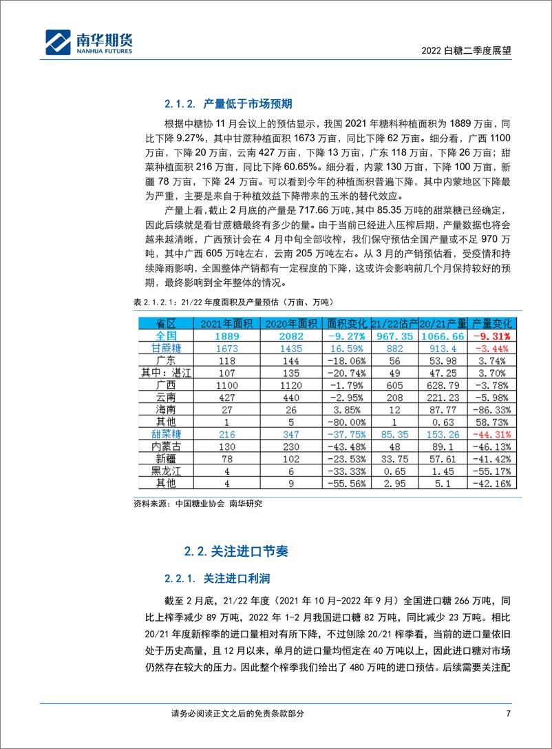 《白糖2022二季度展望：市场焦点转向巴西-20220331-南华期货-18页》 - 第8页预览图