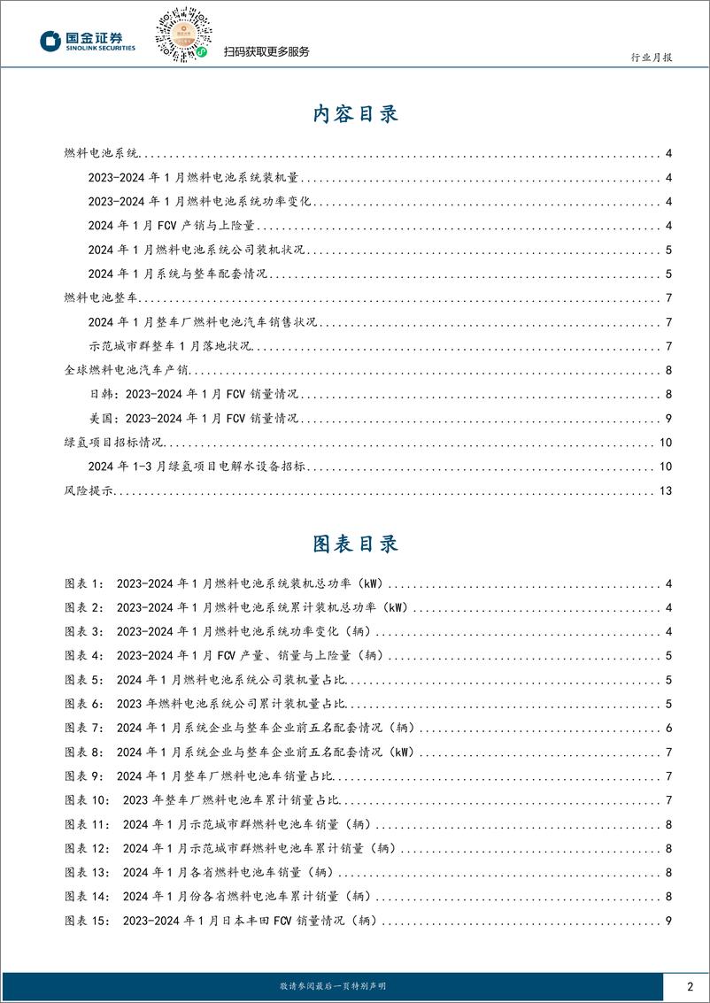 《氢能&燃料电池行业研究-FCV装机量同比倍增-电解槽迎出海订单-国金证券》 - 第2页预览图