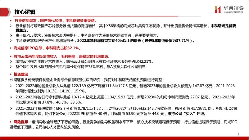 《中科曙光-603019-行业信创多重受益，海光IPO在即》 - 第2页预览图