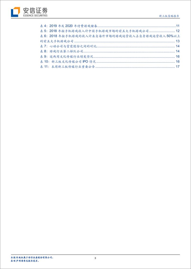 《新三板策略报告：优质游戏运营商心动公司在港上市，游戏出海先行者-20200122-安信证券-19页》 - 第4页预览图