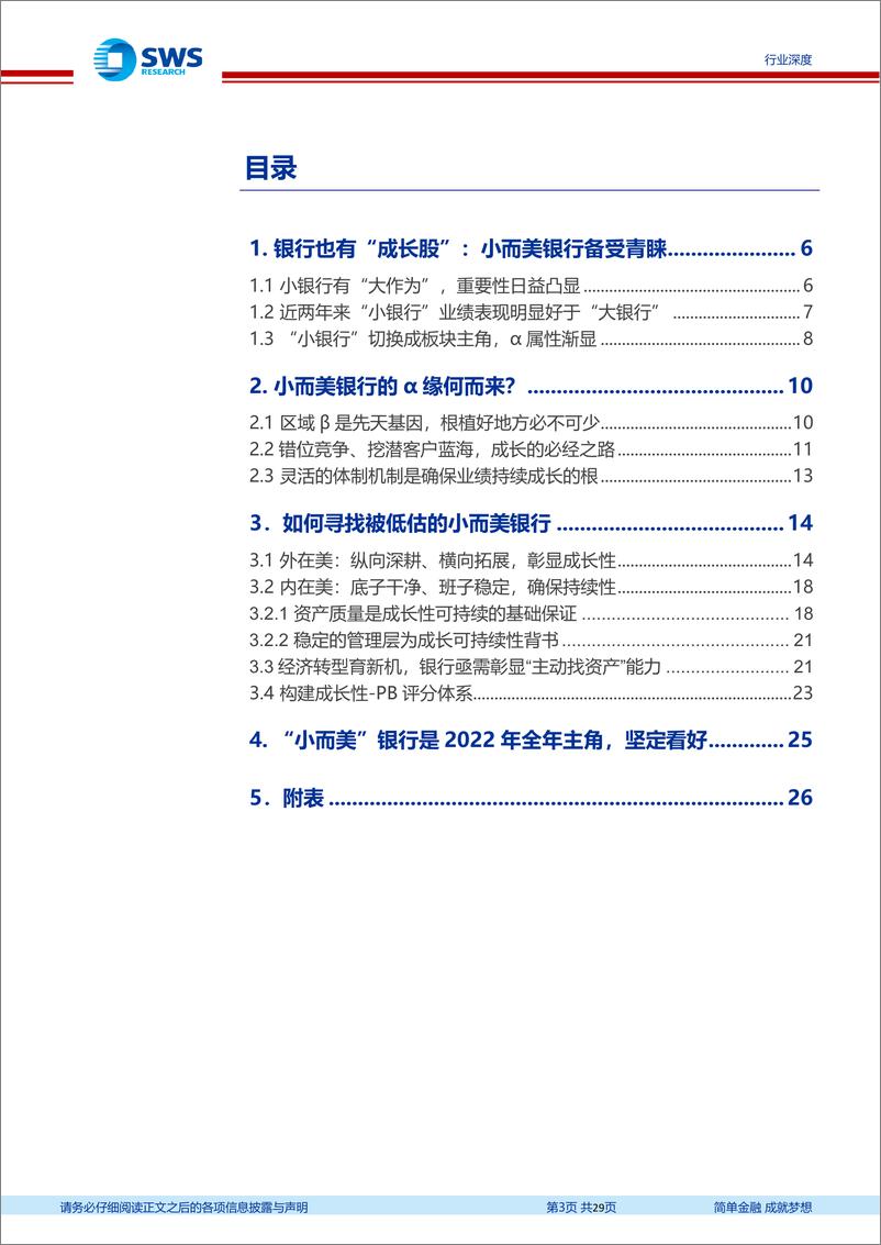 《页银行业区域性银行专题报告：新常态下聚焦被低估的小而美银行-20220815-申万宏源-29》 - 第4页预览图