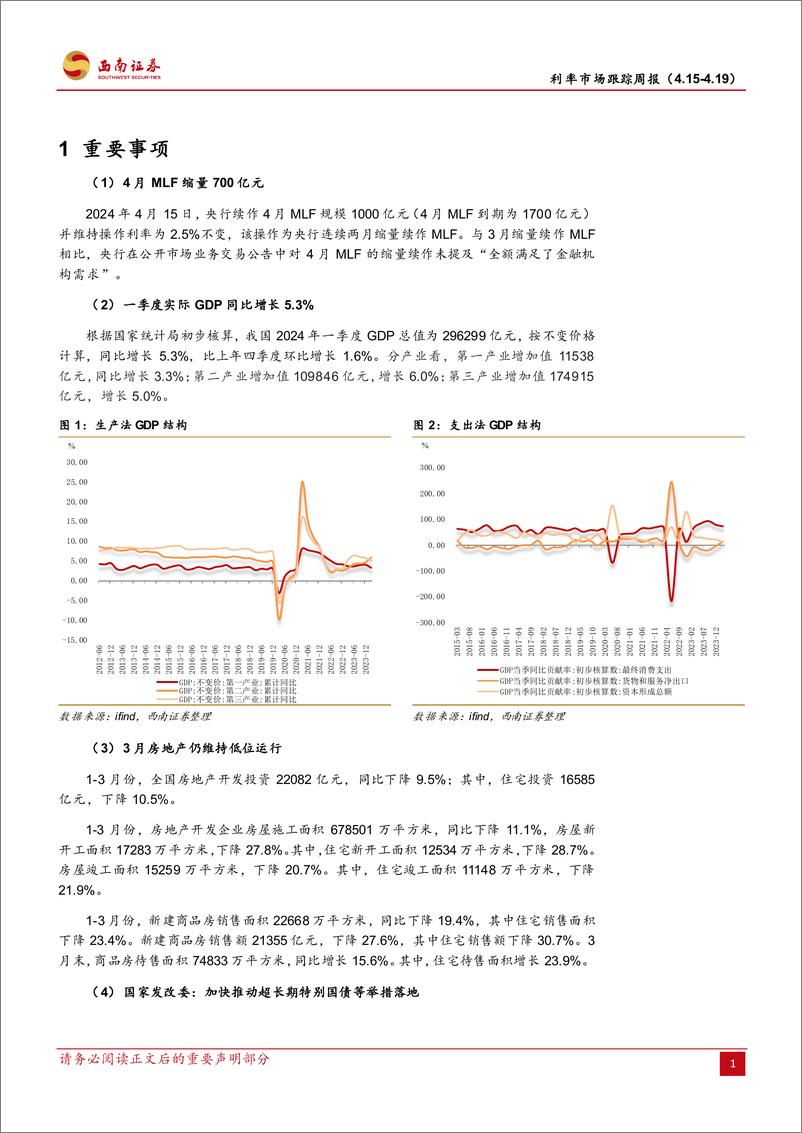 《利率市场跟踪：国家发改委，加快推动超长期特别国债落地-240420-西南证券-12页》 - 第4页预览图