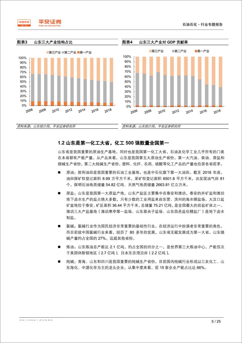 《石油石化行业能源化工区域专题报告~山东篇：新旧动能转换，化工园区治理，化工大省产业升级在路上-20191014-平安证券-25页》 - 第6页预览图