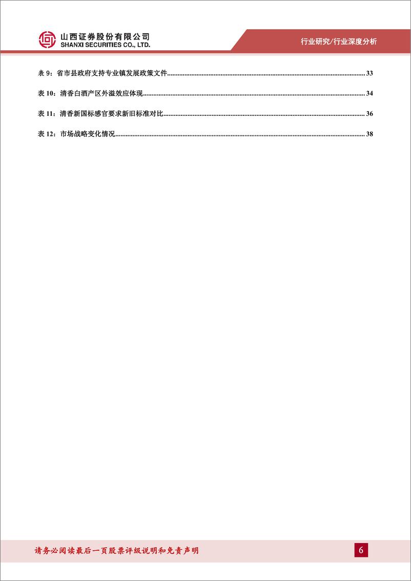 《山西证券：清香型白酒深度报告-清风徐来-水波渐兴》 - 第6页预览图