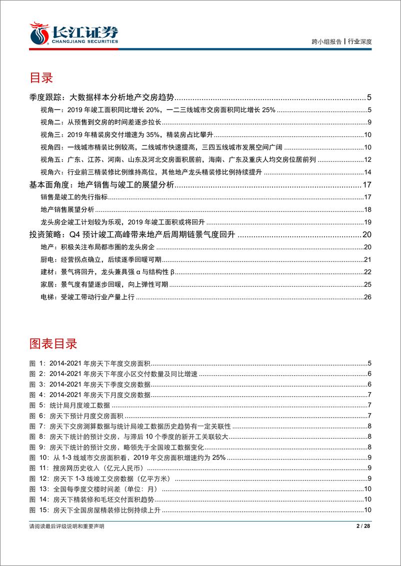 《房地产行业：房地产竣工大数据Q3跟踪报告，样本显示2019竣工持续回暖-20191020-长江证券-28页》 - 第3页预览图