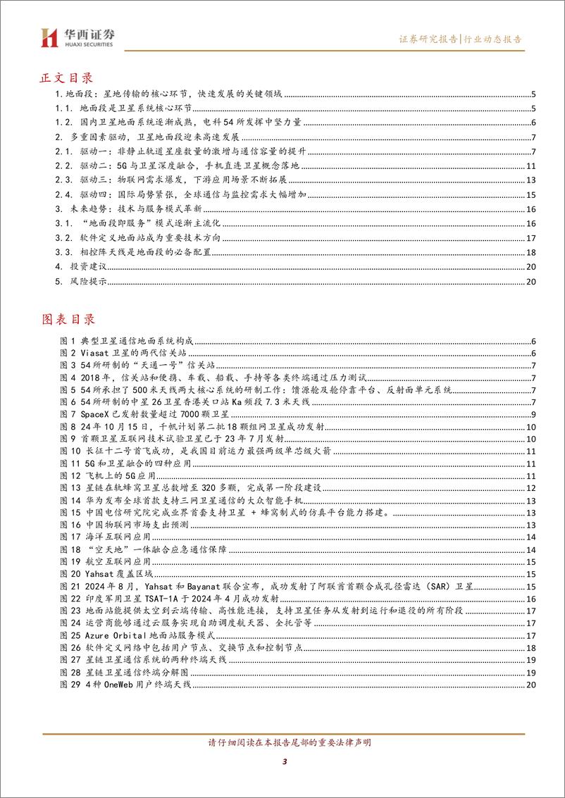 《国防军工行业地面段：卫星通信的核心中枢-241201-华西证券-22页》 - 第3页预览图