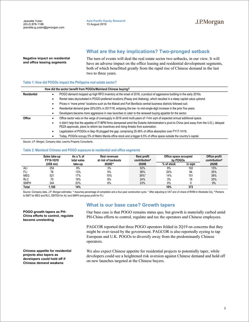 《J.P. 摩根-亚太地区-房地产行业-菲律宾房地产投资策略-2019.8.13-33页》 - 第4页预览图