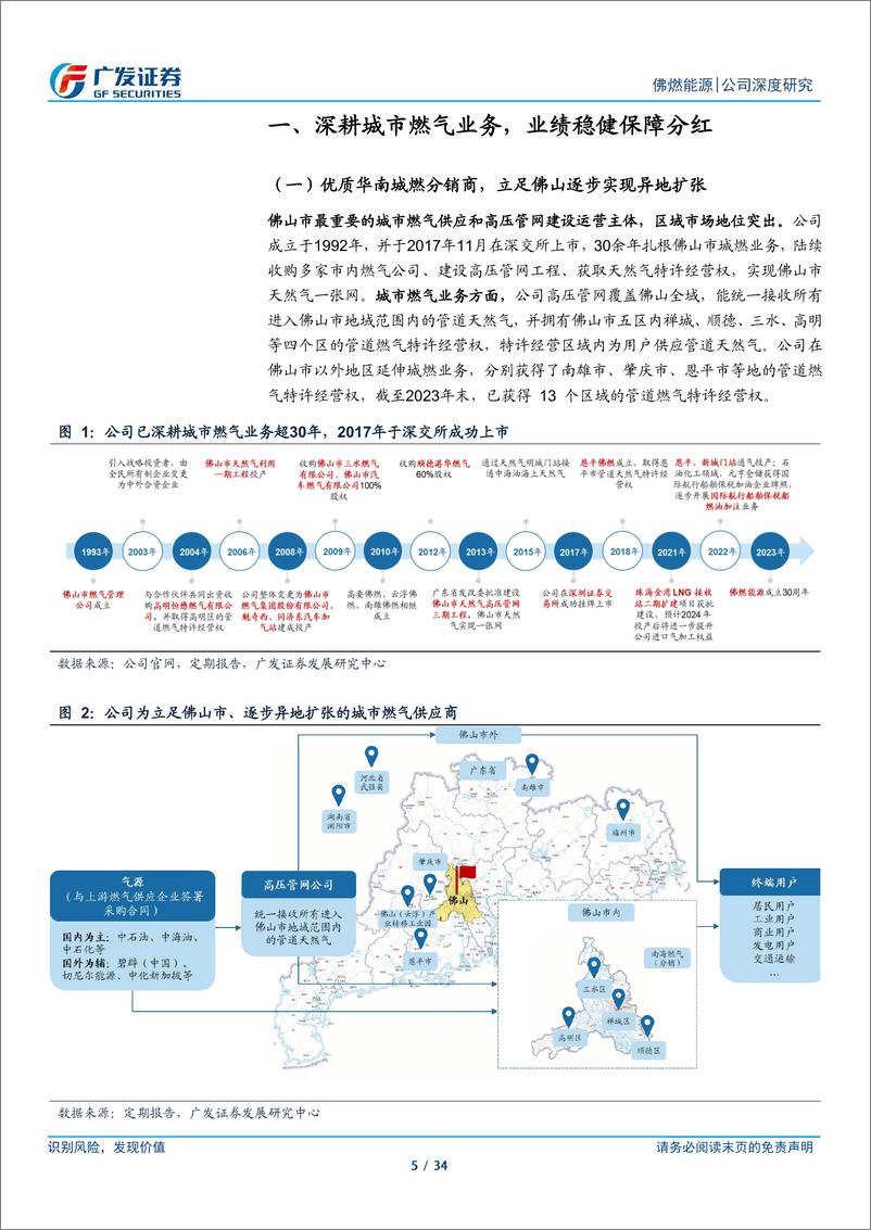 《佛燃能源(002911)稳健高股息标的，多元能源业务开花-240721-广发证券-34页》 - 第5页预览图