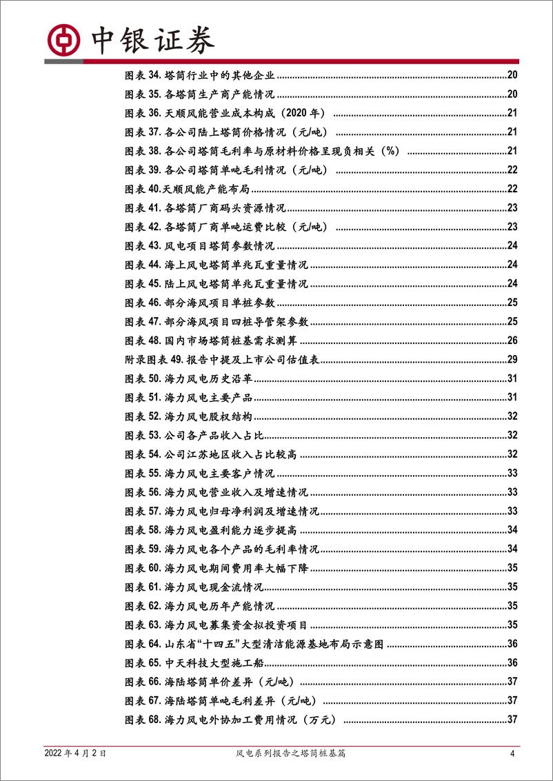 《机械设备行业：风电系列报告之塔筒桩基篇，海上风电迎来发展机遇期，产能资源助塔筒格局进一步改善-20220402-中银国际-63页》 - 第5页预览图