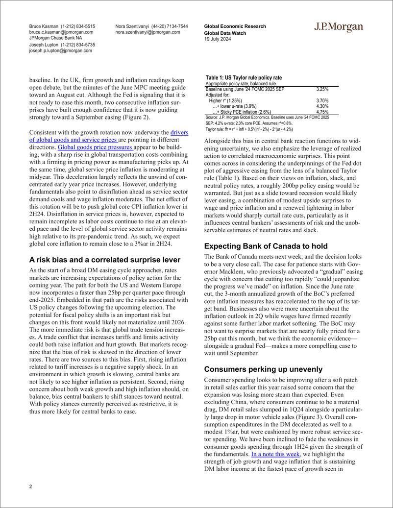 《JPMorgan Econ  FI-Global Data Watch Orderly rotation-109319905》 - 第2页预览图