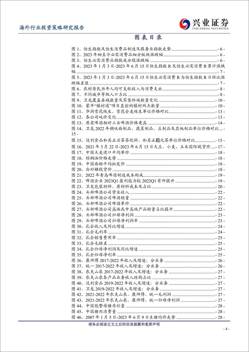 《海外食品饮料行业2023年中期策略：产品结构升级，下半年成本压力有望边际改善-20230625-兴业证券-40页》 - 第5页预览图