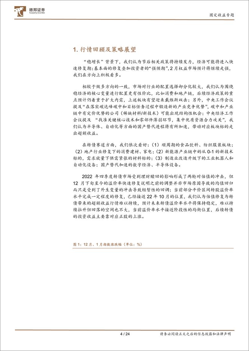 《2月转债配置观点及十大转债推荐：布局经济复苏的核心变量-20230204-德邦证券-24页》 - 第5页预览图