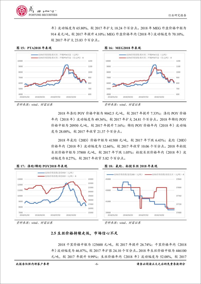 《纺织服装行业原材料数据跟踪点评（一）：关注棉纺、毛纺板块相关投资机会-20190213-财富证券-13页》 - 第7页预览图